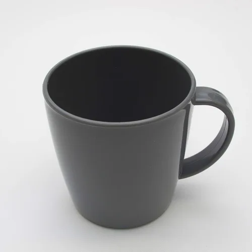 Miniatura 3 de Taza y tapa con un agujero para pajilla, para niños, enfermería, viajes, sin BPA, no tóxico, horno de microondas, apto para lavavajillas, Gris