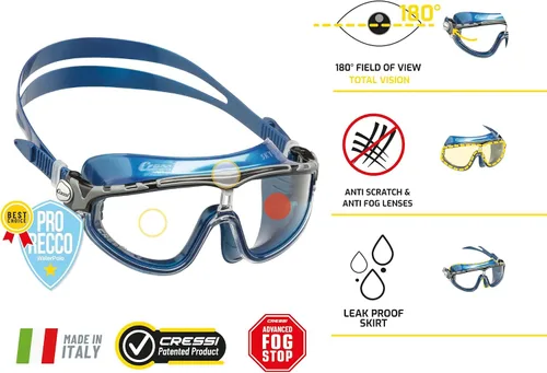 Miniatura 2 de Cressi Skylight, Clear-White/Blue, Clear Lens