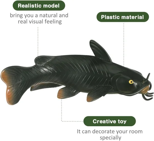 Miniatura 3 de Kisangel Modelo artificial realista figura niños peces juguete modelo cognitivo