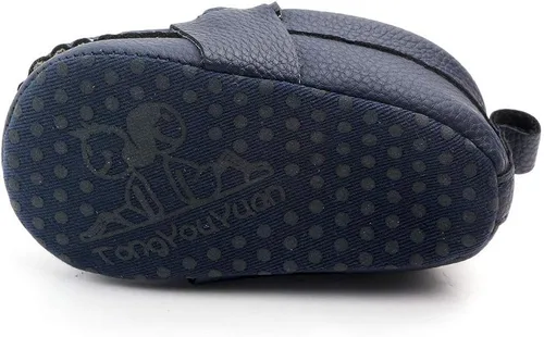 Miniatura 5 de QIETION Mocasines para bebés y niñas, bonitos zapatos de cuna para recién nacidos, tenis de poliuretano precaminante, perfectos para bautizogateoboda