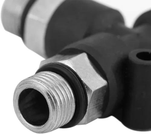 Miniatura 4 de Compresor de aerógrafo a adaptador de manguera de aerógrafo Conector divisor de 1/8 pulgadas BSP de 3 vías
