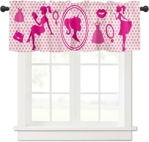 Miniatura 13 de Cenefa de ventana de Navidad para cocina, sala de estar, cortina de ventana temática de vaqueras para dormitorio, baño, cenefa de ventana Howdy