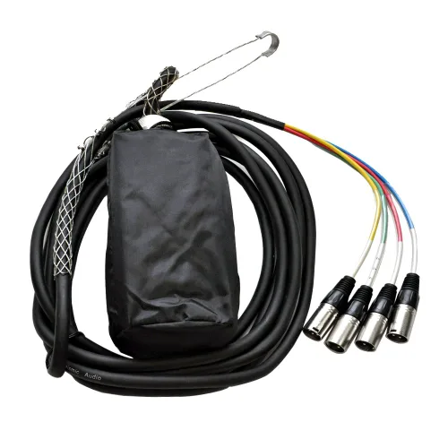 Miniatura 2 de Seismic Audio - SASH-4x20 - Cable XLR de 4 canales Enviar Sub Snake - 20 pies