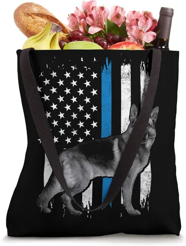 Miniatura 4 de Thin Blue Line K9 - Bolsa de mano para perro de policía de pastor alemán