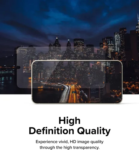 Miniatura 7 de Ringke Película protectora de seda [2 unidades] Compatible con Samsung Galaxy S23 Plus 5G, película protectora multicapa de calidad premium