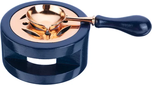 Miniatura 4 de SWANGSA Kit de calentador de sellado de cera, herramienta de horno de cera de sellado con 2 bolígrafos de sellado de cera + cuchara de sellado