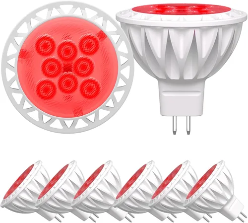 Miniatura 9 de Paquete de 12 bombillas LED MR16, equivalente a 50 W, 5000 K luz blanca diurna 5 W GU5.3 MR16 12 V, ángulo de haz de 38 grados para paisaje, 5000K