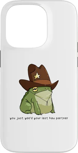 Miniatura 17 de Funny You Just Yee'd Your Last Haw Partner Cowboy Frog Meme - Funda para iPhone 17