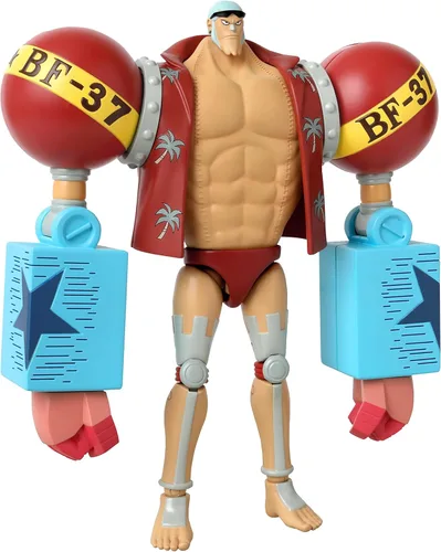 Miniatura 8 de BANDAI Figuras de una pieza Franky Figura de acción Figura articulada de 6.7 in con soporte de exhibición de accesorios Regalo de juguetes