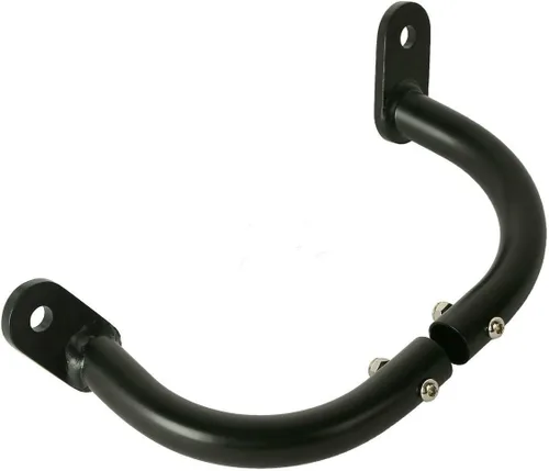 Miniatura 2 de TCT-MOTORPARTS Soporte de protección de alforja con bracket se adapta a Harley Touring FLHT modelos 97-08 Negro