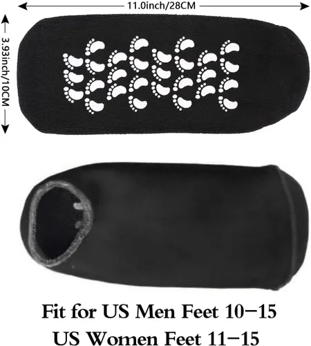 Miniatura 5 de Codream Calcetines grandes de gel hidratante para hombre, tratamiento definitivo para piel seca agrietada y áspera en los pies, paquete de 2 pares