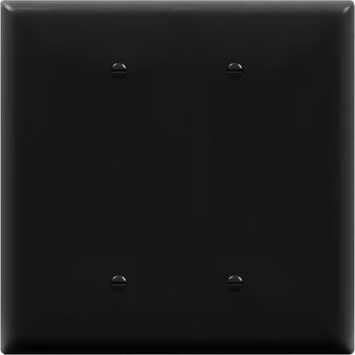 Miniatura 12 de ENERLITES - Cubierta de salida doble en blanco extra grande, placa de pared de dos bandas en blanco, tamaño grande, 2 bandas de 5.5 x 5.5 pulgadas