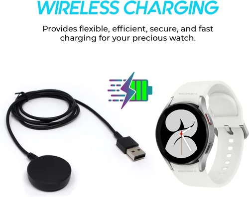 Miniatura 7 de ElloGear - Cargador de reloj compatible con Samsung para Galaxy Watch 4, Galaxy Watch 3, Samsung Smart Watch Active 2 de ElloGear - Base de carga