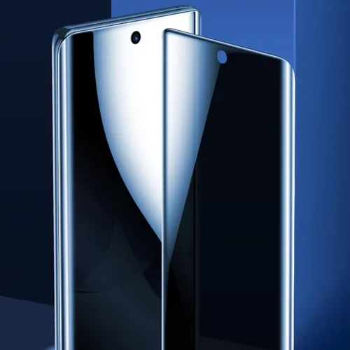 Miniatura 6 de LOOKSEVEN Paquete de 2 protectores de pantalla de hidrogel de privacidad para iPhone 15 Pro, película protectora de TPU de alta sensibilidad