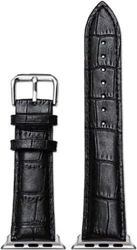 Miniatura 3 de Compatible con correas de Apple Watch de 1.929 in, 1.811 in, 1.772 in, 1.732 in, 1.654 in, 1.614 in, 1.575 in, 1.496 in, correa de repuesto de piel