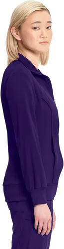 Miniatura 18 de Infinity by Cherokee 2391A - Chaquetas médicas con cremallera frontal para mujer, tela elástica en 4 direcciones