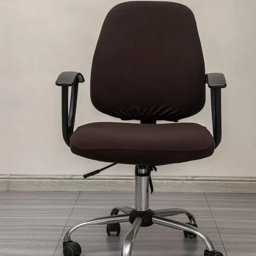 Miniatura 4 de Melaluxe Fundas para Silla de Oficina de Computadora, Funda Universal Protectora y Elástica, Funda Elástica para Silla Giratoria (Negro)