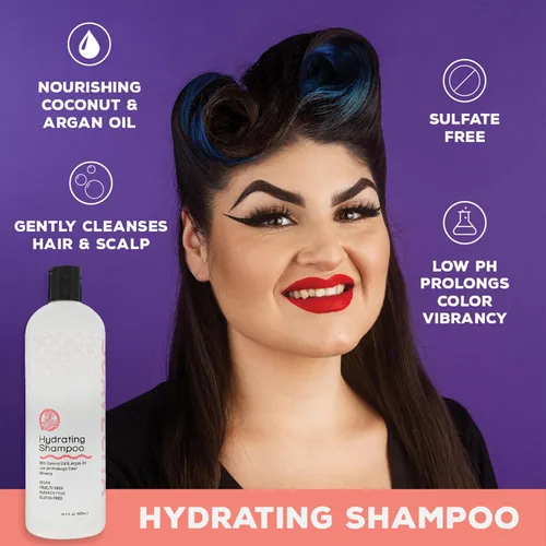 Miniatura 3 de Suavecita Champú Hidratante Sin sulfatos Sin parabenos Seguro para el cabello teñido 16.9 oz
