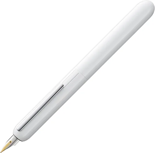 Miniatura 10 de Lamy diálogo negro – pluma estilográfica sin tapa con mecanismo de giro – Pluma de oro de 14 kt, parcialmente chapado en platino & en tamaño M
