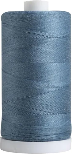 Miniatura 55 de Connecting Threads Hilo de coser 100% algodón, carrete de 1200 yardas (azul almirante)