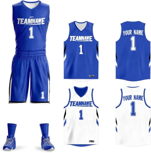 Miniatura 20 de Personalizado Hombres Juventud Reversible Jersey de baloncesto Uniforme Impreso Nombre Personalizado Número Ropa Deportiva Tamaño Grande