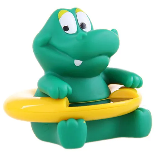 Miniatura 2 de Termómetro de baño para bebé, juguete flotante, cocodrilo