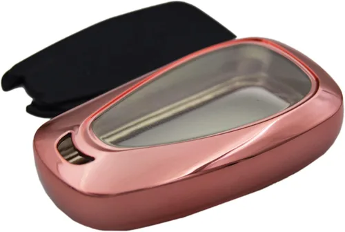 Miniatura 6 de Funda protectora de llavero rosa brillante para Chevrolet Chevy Malibu Camaro Trax Traverse Sonic Cruze Volt Equinox Trailblazer