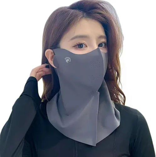Miniatura 8 de Summer Cooling Neck Gaiter Face Mask for Women, UPF 50+ UV Protection, Breathable Ice Silk Sun Protection Mask