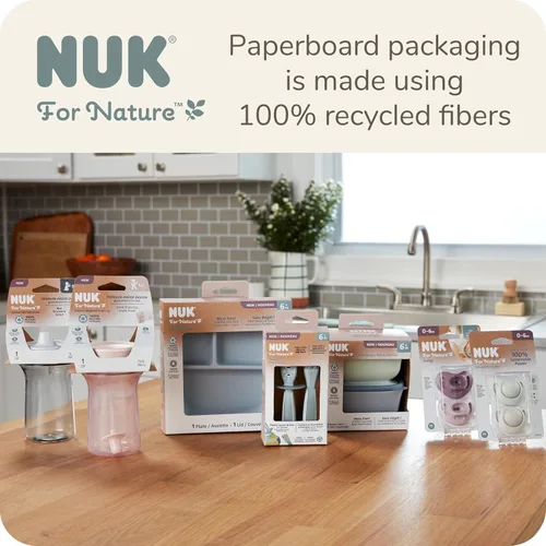 Miniatura 5 de NUK for Nature - Placa de succión y tapa, tapa a prueba de fugas, microondas, congelador y estante superior, apta para lavavajillas, sin BPA