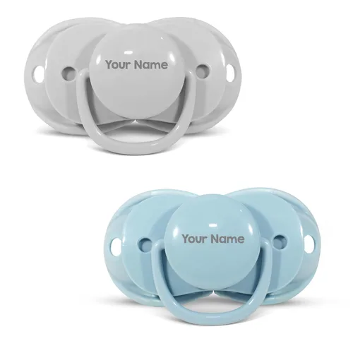 Miniatura 10 de RaZbaby Keep-It-Kleen - Paquete de 2 chupetes para bebé, se cierra cuando se cae, pezón de ortodoncia de silicona sin BPA, ideal para viajes