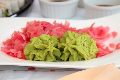 Miniatura 6 de Kinjirushi Waner Wasabi en polvo 2.2 lbs / 2.2 libras, Wasabi en polvo para sushi, polvo de rábano picante, tamaño a granel, sin almidón de maíz