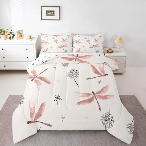 Miniatura 31 de Erosebridal Juego de ropa de cama de oso polar, tamaño individual, juego de edredón de oso blanco con patrón de animales, edredón de microfibra Oso