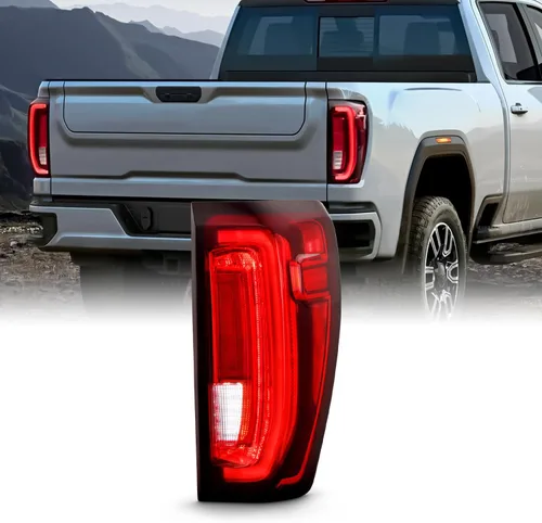 AKKON - Compatible con GMC Sierra 19-24 1500/2500 2019-2024 [LED completo] Luz trasera sin lámpara de firma estilo OE lado izquierdo del conductor