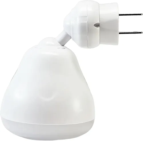 Miniatura 9 de Luz de sensor de noche brillante LED Sensor de movimiento y luz Toma de corriente alterna enchufable cuello flexible giratorio PIR lámpara