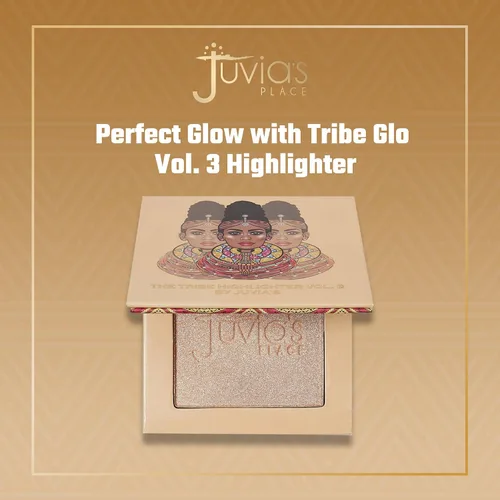 Miniatura 4 de Juvia's Place - Resaltador Tribe Vol. 3 - Polvo de maquillaje facial iluminador resplandor - Acabado brillante perfecto para pómulos, brillo mineral