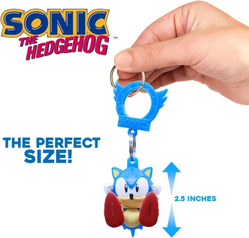 Miniatura 5 de Just Toys LLC Sonic The Hedgehog - Perchas para mochila (encantos serie 1)