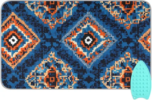 Miniatura 27 de Alfombrilla de planchar y almohadilla magnética resistente al calor, manta de planchado portátil de viaje, fundas para tabla de planchar de 27.6 x