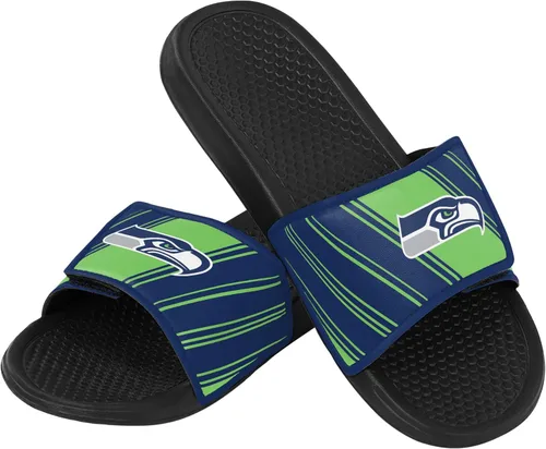 Miniatura 32 de FOCO mens NFL Team Logo Legacy Sport Slide Sandals