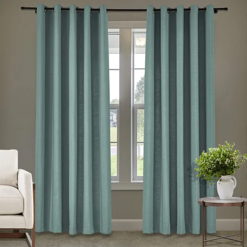 Miniatura 18 de Frelement Cortinas de lino de lino de bronce con ojales para interiores, tratamiento de ventanas para sala de estar, dormitorio, habitación