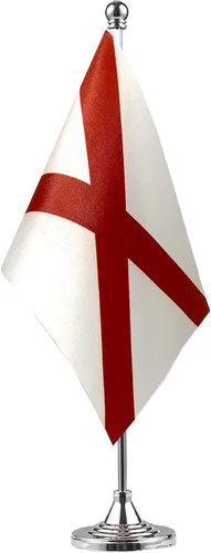 GentleGirl. Bandera del estado de Alabama de Estados Unidos, bandera de Alabama, pequeña bandera del estado de Alabama, bandera de escritorio para