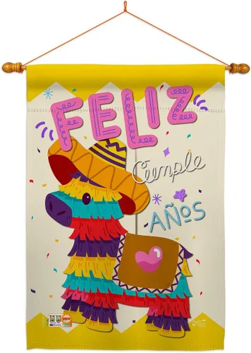 Miniatura 8 de Juego de banderas de casa de Feliz Cumpleaños, regalo de pastel de cumpleaños, regalo de ramo de dulces, ocasión de aniversario, fiesta, pequeño