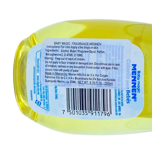 Miniatura 3 de Colonia hipoalergénica Baby Magic para bebés, a base de alcohol, 6.76 fl oz (200ml)