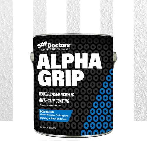Miniatura 17 de Alpha Grip Pintura Antideslizante para Concreto y Asfalto – Revestimiento Antideslizante Ideal para Marcar Estacionamientos, Patios de Juegos y Negro