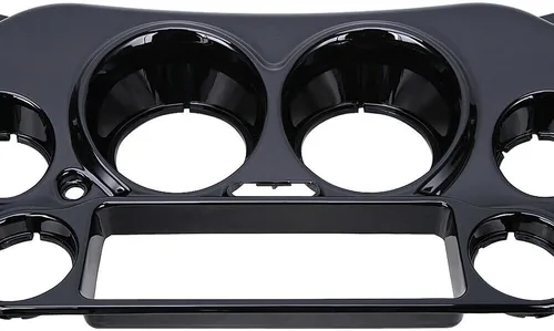 Miniatura 4 de Alerón interior delantero brillante en color negro para Harley Touring Electra Street Glide 1996-2013 97 98 99 00 01 02 03 04 05 06 07 08 09 10 11 12