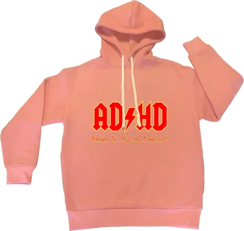 Miniatura 75 de Go All Out Sudadera con capucha para hombre y mujer con texto en inglés "Highway To Hey Look A Squirrel