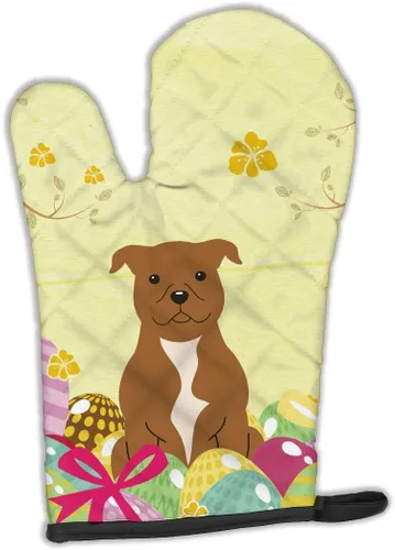 Miniatura 23 de Caroline's Treasures BB2732OVMT Dog House Collection Border Collie - Guante de horno grueso resistente al calor para sartenes calientes y horno