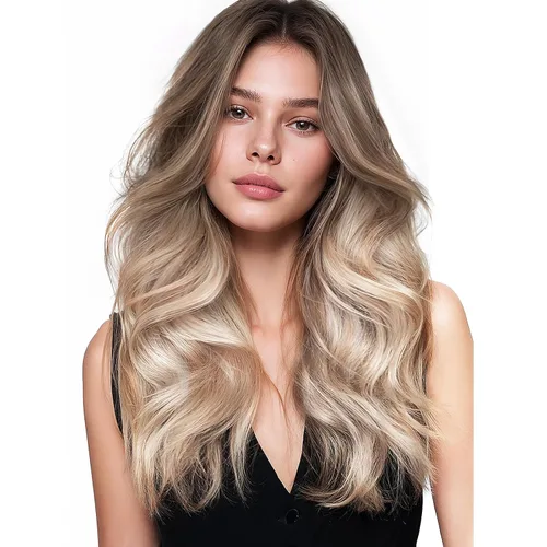 Miniatura 20 de WENNALIFE Extensiones de cabello humano real, 20 pulgadas, 3.53 onzas, color marrón chocolate, trama, cabello Remy atado a mano, extensiones
