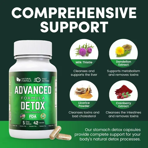 Miniatura 6 de Starfit - Salutem Vita Advanced Detox Cleanse, kit de desintoxicación con taza de prueba, desintoxicación natural y limpieza con cardo mariano