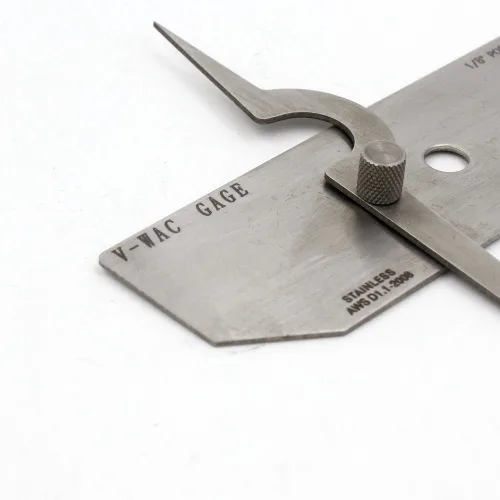 Miniatura 5 de Soldadura V-Wac Gage Soldadura estándar Borde de morder Bajo corte Calibre Soldador inspección regla