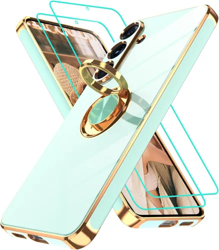 Miniatura 30 de Gritup Funda para Samsung Galaxy A14 5G: Funda Samsung A14 con 2 Protectores de Pantalla, Soporte de Anillo con Rotación 360°, Soporte Magnético